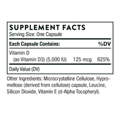 Thorne Vitamin D 5,000 60c