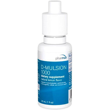 Pharmax D Mulsion 1000 1oz natural lemon flavor