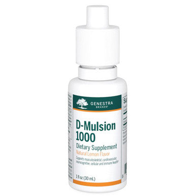 Genestra D-Mulsion 1000 1 oz Natural Lemon flavor