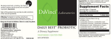 DaVinci Laboratories Daily Best Probiotic 60c