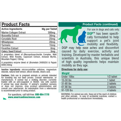 American Biosciences DGP vet 60T