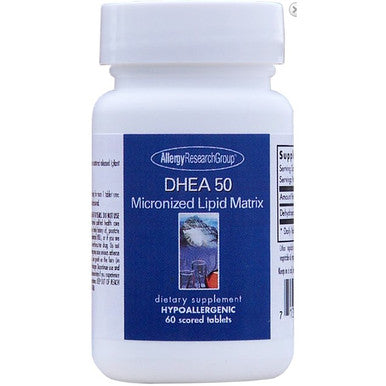 Allergy Research Group DHEA 50mg Micronized Lipid Matrix 60T