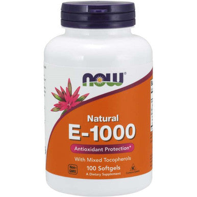 Now Foods E-1000 w/Mixed Tocopherols 100sg