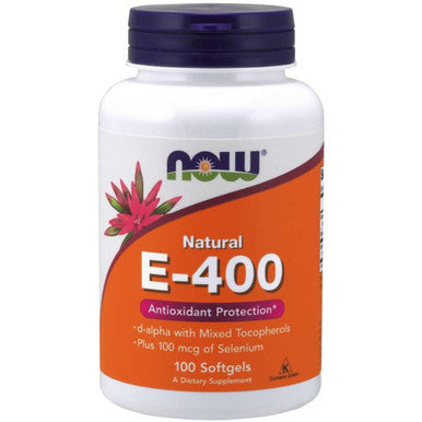 Now Foods E-400 IU D-Alpha Tocopheryl 100sg