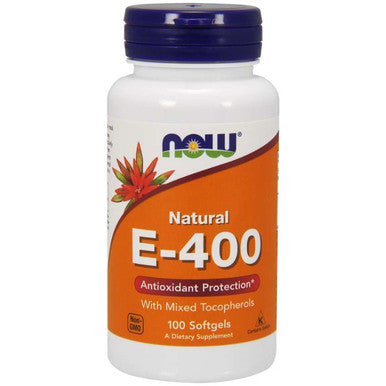 Now Foods E-400 IU w/Mixed Tocopherols 100sg