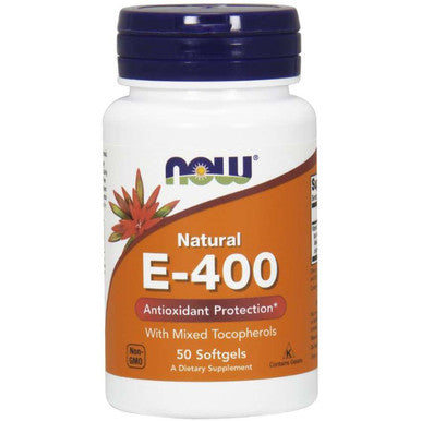 Now Foods E-400 IU w/Mixed Tocopherols 50sg