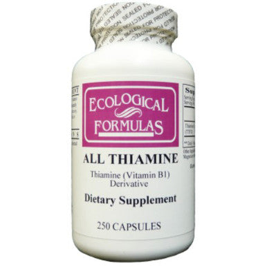 Ecological Formulas All Thiamine 50mg 250c