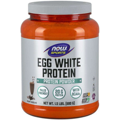 Now Foods Egg White Protein Powder Chocolate 1.5 lbs