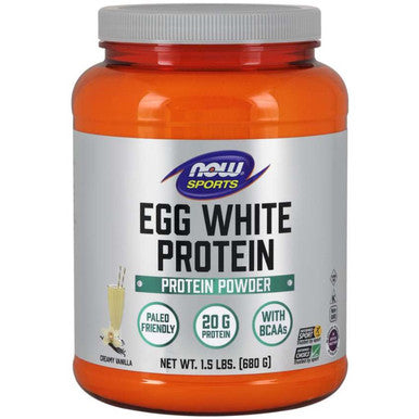 Now Foods Egg White Protein Powder Creamy Vanilla 1.5 lbs