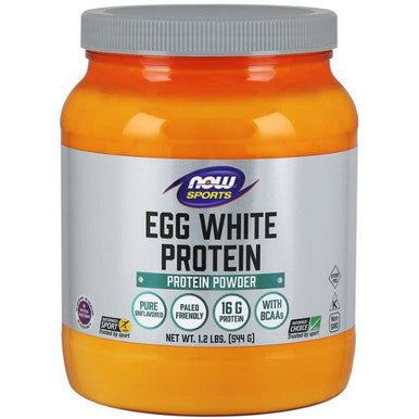 Now Foods Egg White Protein Powder Unflavored 1.2 lbs