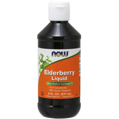 Now Foods Elderberry Liquid Concentrate 8 oz.