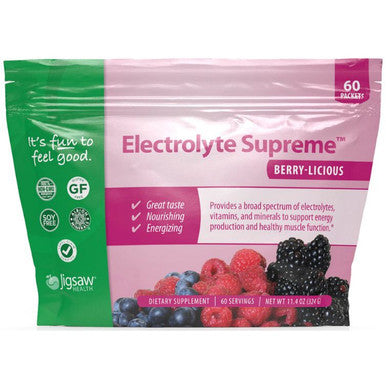 Jigsaw Health Electrolyte Supreme Berry Licious 60 packets