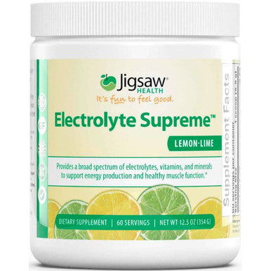 Jigsaw Health Electrolyte Supreme Lemon Lime 60 serving Jar