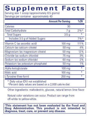 Pure Encapsulations Electrolyte-Energy formula 340 g