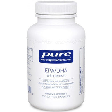 Pure Encapsulations EPA/DHA with lemon 120 softgels