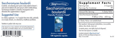 Allergy Research Group Essential-Biotic Saccharomyces boulardii 120vc