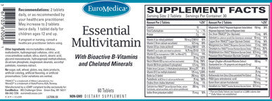 EuroMedica Essential Multivitamin 60T