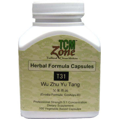 TCM Zone Wu Zhu Yu Tang T31C (Evodia Formula) 100c