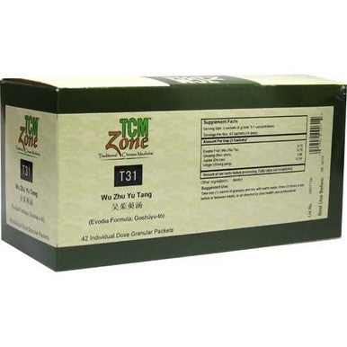 TCM Zone Wu Zhu Yu Tang T31G (Evodia Formula) 42 Packets