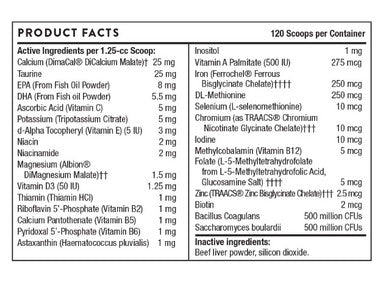 Thorne Vet Feline Basic Nutrients 2.88 oz