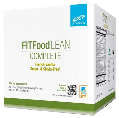 Xymogen FIT Food Lean Complete French Vanilla Sugar & Stevia Free 10 servings