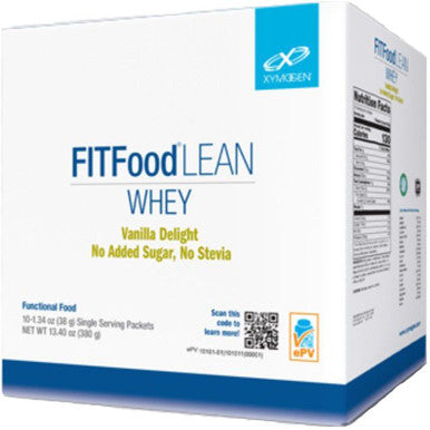 Xymogen FIT Food Lean Whey Vanilla Delight No Sugar, No Stevia 10 servings