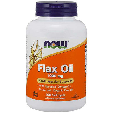 Now Foods Flax Oil 1000mg 100sg