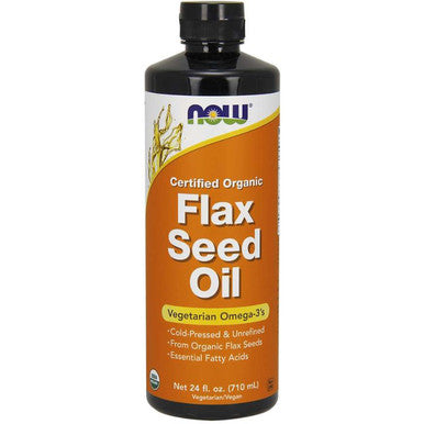 Now Foods Flax Seed Oil organic 24oz.