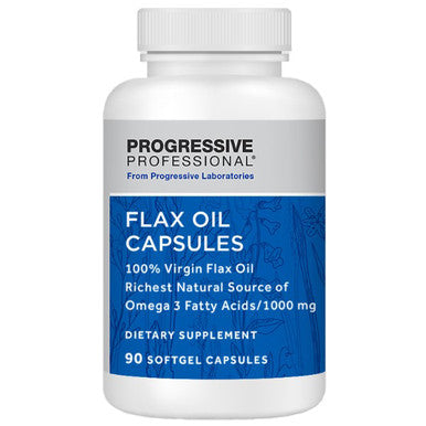 Progressive Labs Flax Oil Capsules 90 softgel capsules