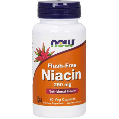 Now Foods Flush-Free Niacin 250mg 90vc