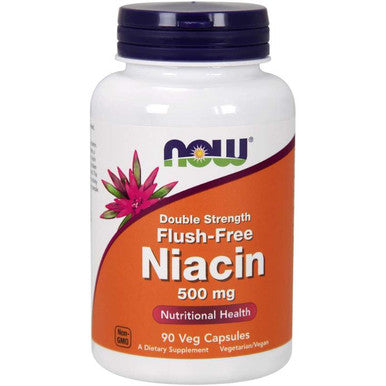 Now Foods Flush-Free Niacin 500mg DS 90vc