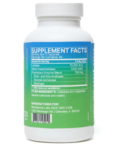 Microbiome Labs Fodmate 120 capsules