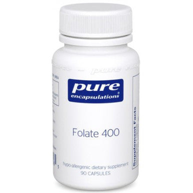 Pure Encapsulations Folate 400mcg 90c