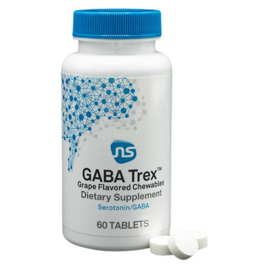 NeuroScience Gaba Trex Grape Flavored Chewables 60 Tablets