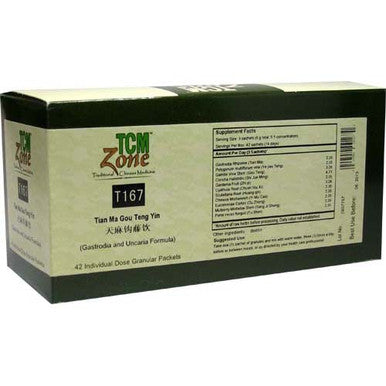 TCM Zone Tian Ma Gou Teng Yin T167G (Gastrodia and Uncaria Formula) 42 packets