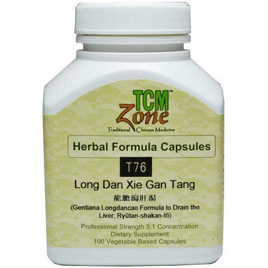 TCM Zone Long Dan Xie Gan Tang T76C (Gentiana Longdancao Formula to Drain the Liver) 100c