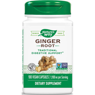 Natures Way Ginger Root 100c