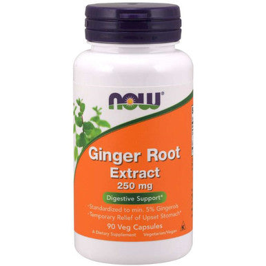 Now Foods Ginger Root Extract 250mg 90vc