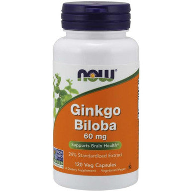 Now Foods Ginkgo Biloba 60mg 120vc