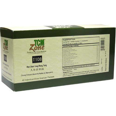 TCM Zone Qi Ren Shen Yang Rong T108G (Ginseng Formula to Nourish Nutritive) 42 packets