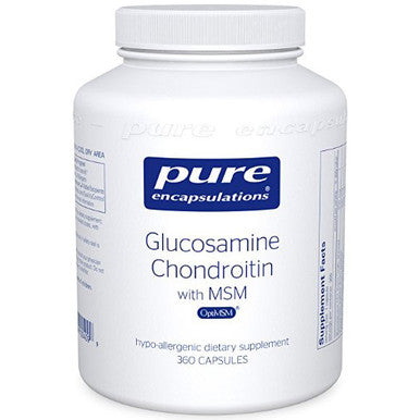 Pure Encapsulations Glucosamine Chondroitin with MSM 360c