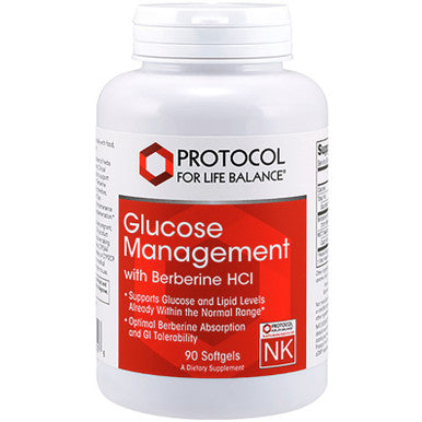 Protocol for Life Balance Glucose Management w/Berberine HCl 90 softgels