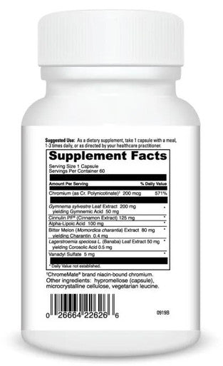 DaVinci Laboratories GlucoSynergy 60c