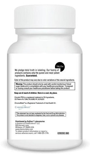 DaVinci Laboratories GlucoSynergy 60c