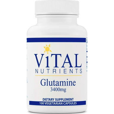 Vital Nutrients Glutamine 3400mg 100vc