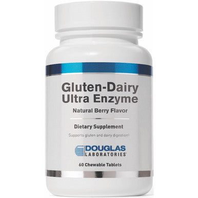 Douglas Laboratories Gluten Dairy Ultra Enzyme Berry flavor 60 chewable tablets