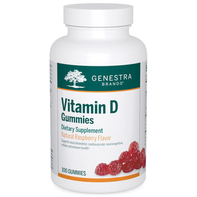 Genestra Vitamin D Gummies Natural Raspberry 100 Gummies