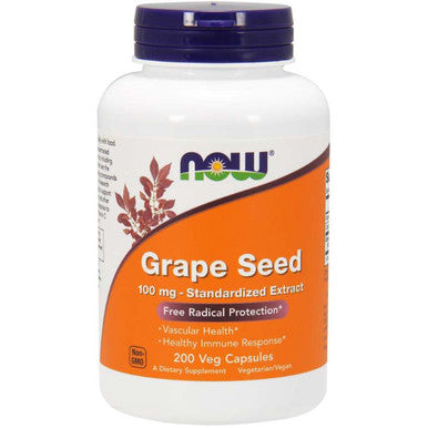 Now Foods Grape Seed 100mg 200vc