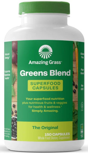 Amazing Grass Greens Blend Superfood The Original 150 capsules