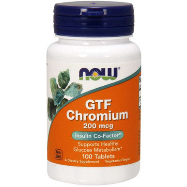 Now Foods GTF Chromium 200mcg 100t